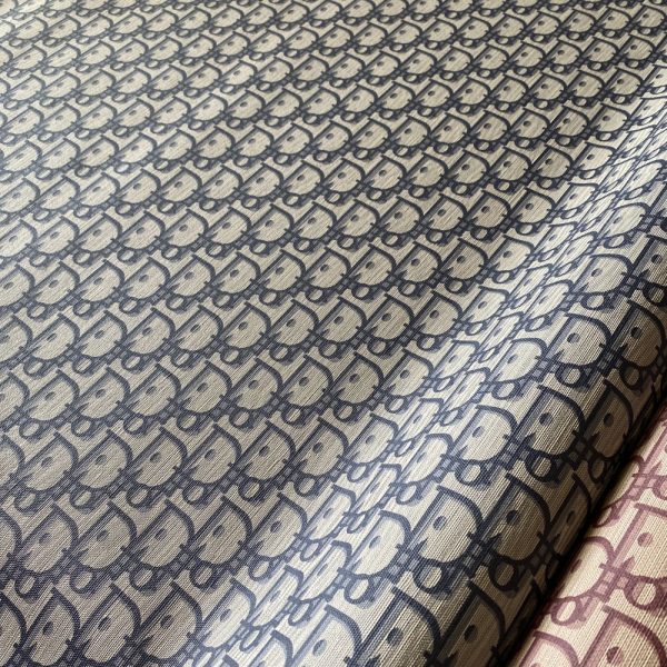 DL66 Leather Fabric Navy