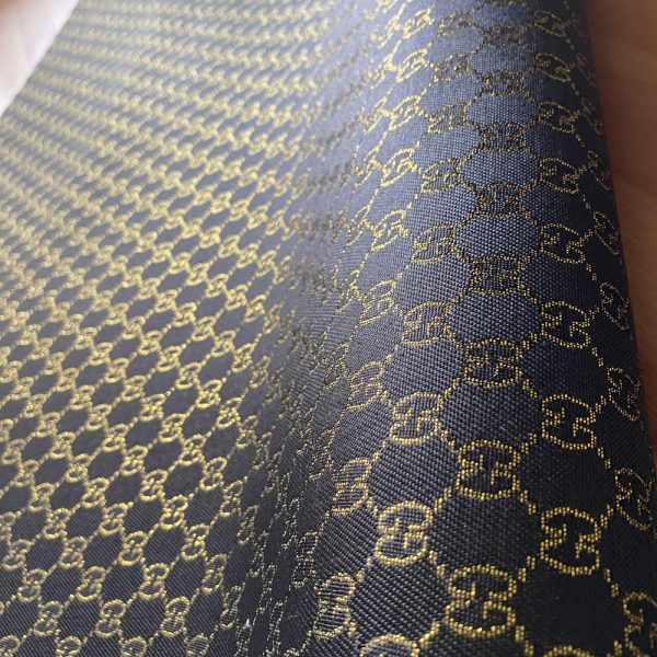GJ12 Gold Jacquard Fabric For Car Interior and Upholstery