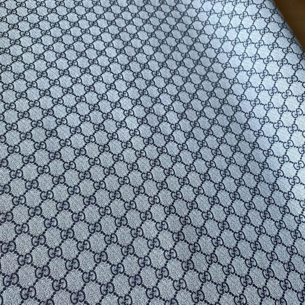 GL09 Leather Fabric Gray by the yard