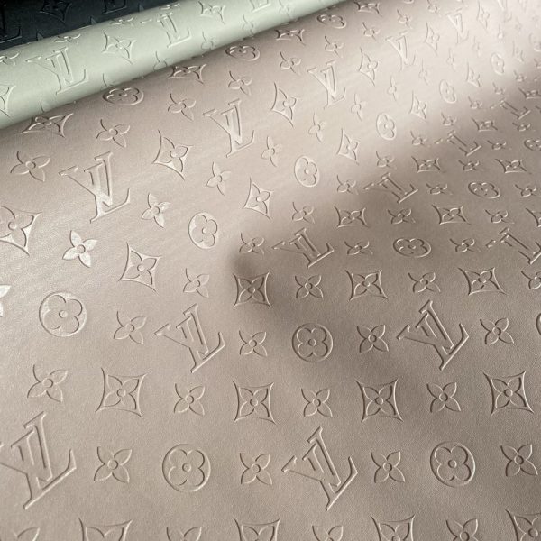 LL99 Pink Vinyl Fabric Embossed for bags or for upholstery