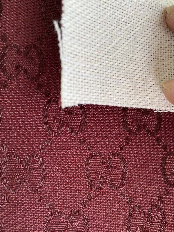GJ20 Jacquard Fabric BURGUNDY