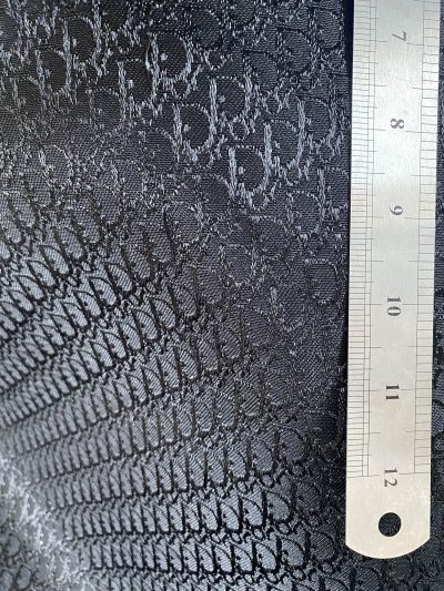 DJ09 Jacquard Fabric Black With Little Patterns
