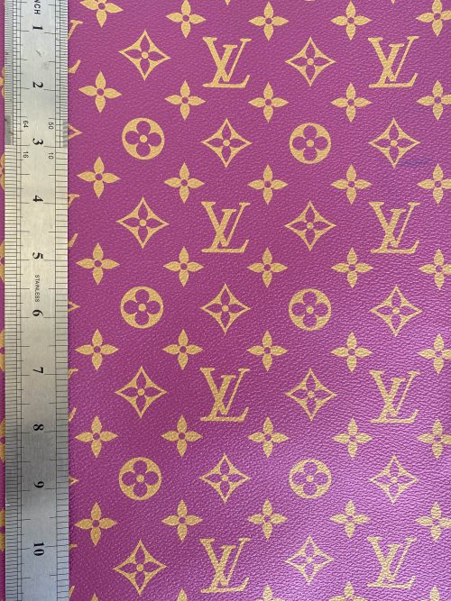 LL57 Fabric By The Yard PURPLE | LV Fabric For Sale
