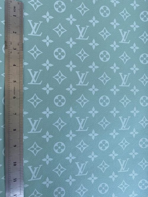 LL55 Faux Leather Fabric By The Yard GREEN