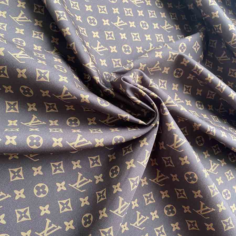 LC09 Classic Brown Cotton Fabric