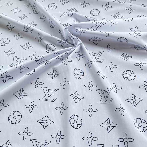 LC03 White Cotton Fabric