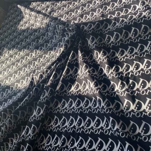DC01 Black Cotton Fabric