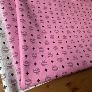 ML04 Pink Leather Fabric for Upholstery