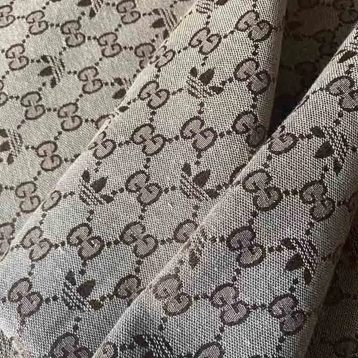 GJ06 Jacquard Fabric Brown | Collaboration fabric for shoes and clothing