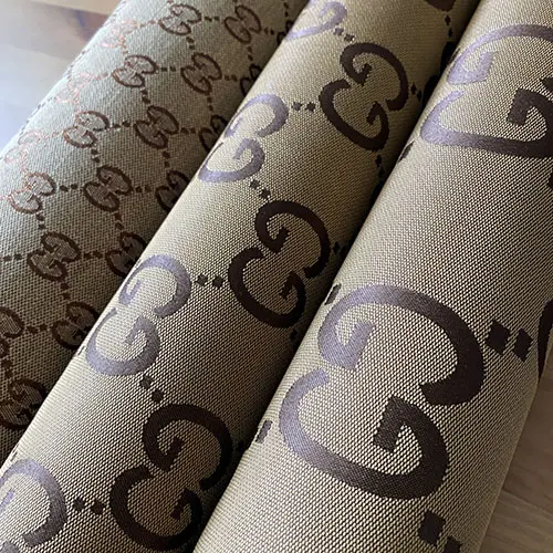 GJ10 Big Patterned Fabric Brown