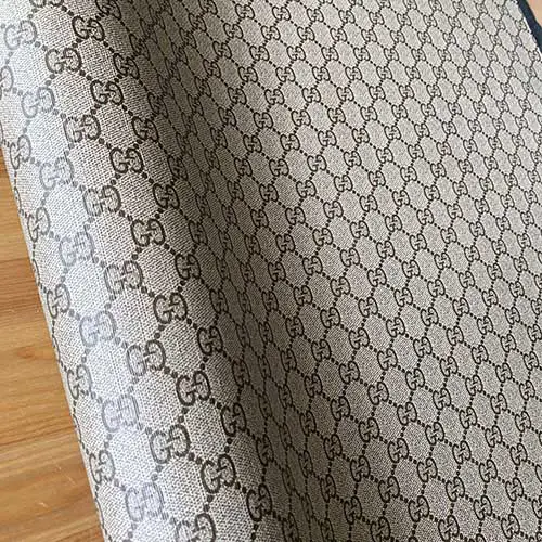GL06 Brown Leather Fabric By The Yard