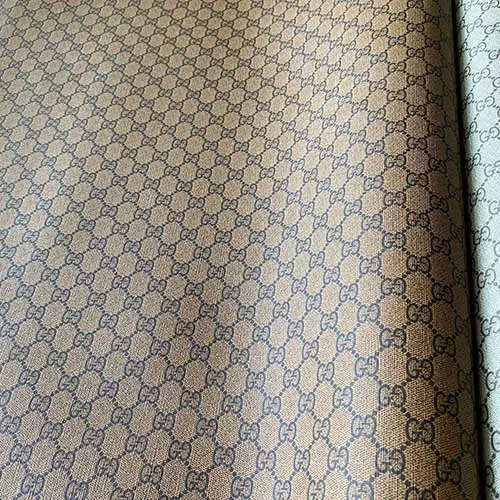 brown synthetic gucci fabric