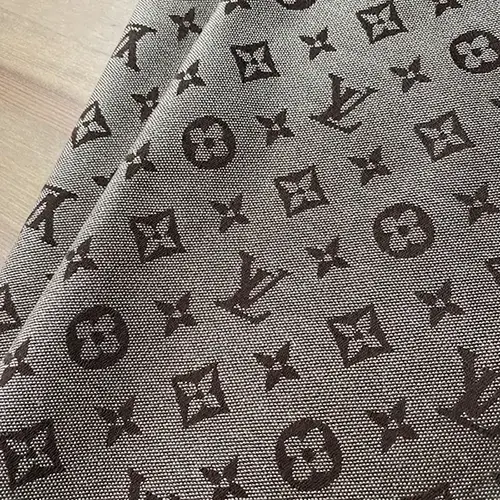 LJ01 Brown Jacquard Fabric