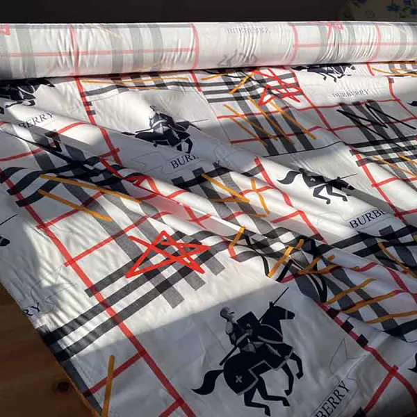 B01 Fabric with cavalier pattern | Thin Cotton Fabric