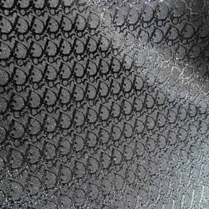 DJ09 Jacquard Fabric Black With Little Patterns