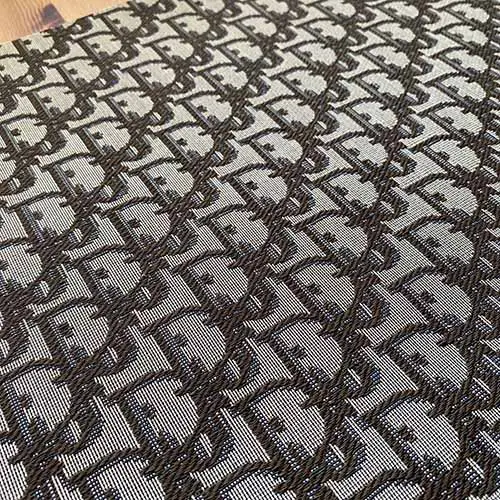 DJ17 Jacquard Fabric DARK BROWN for Upholstery