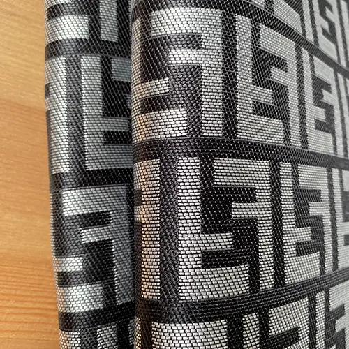 FJ06 Gray Jacquard Fabric