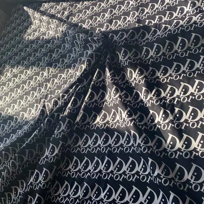 DC01 Black Cotton Fabric