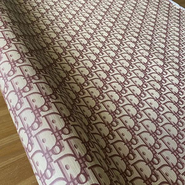 Dusty Rose Leather Fabric By The Yard | Leather Material Wine Red!