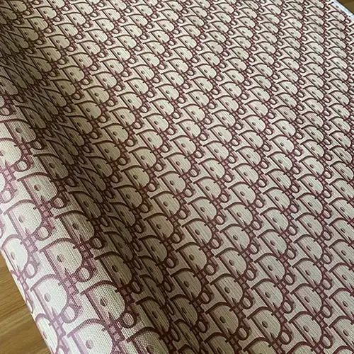 Dusty Rose Leather Fabric By The Yard | Leather Material Wine Red!
