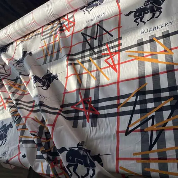 B01 Fabric with cavalier pattern | Thin Cotton Fabric