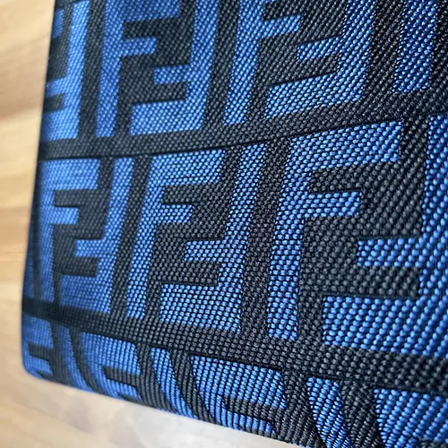 FJ03 Navy Blue Jacquard Fabric