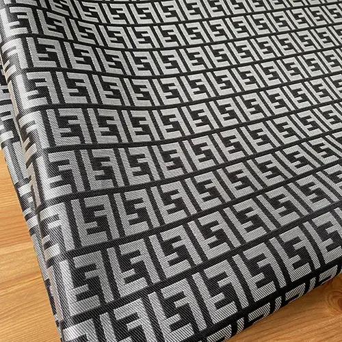 FJ06 Gray Jacquard Fabric