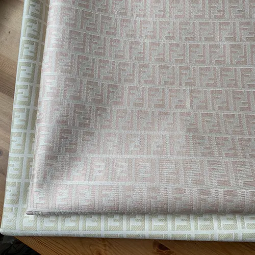 FJ04 Pinkish Jacquard Fabric