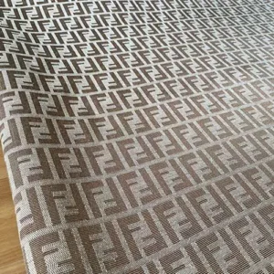 FJ10 Jacquard Fabric Light Brown