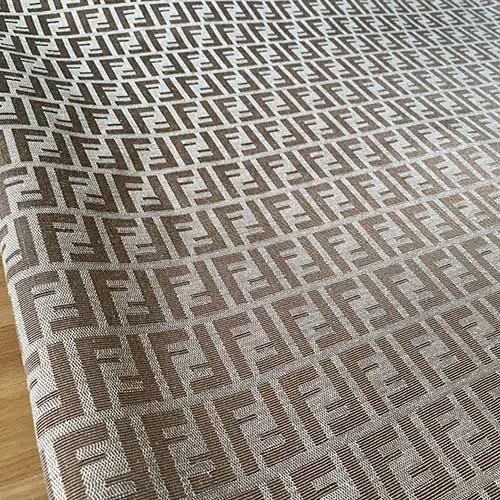 FJ10 Jacquard Fabric Light Brown
