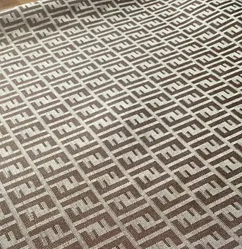 FJ10 Jacquard Fabric Light Brown