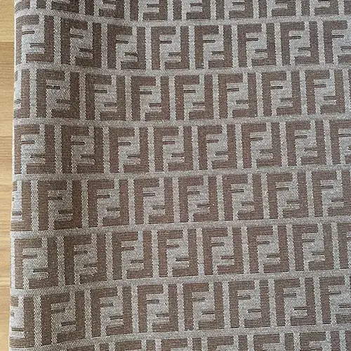 FJ10 Jacquard Fabric Light Brown