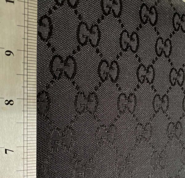 GJ14 Black Jacquard Fabric by the yard