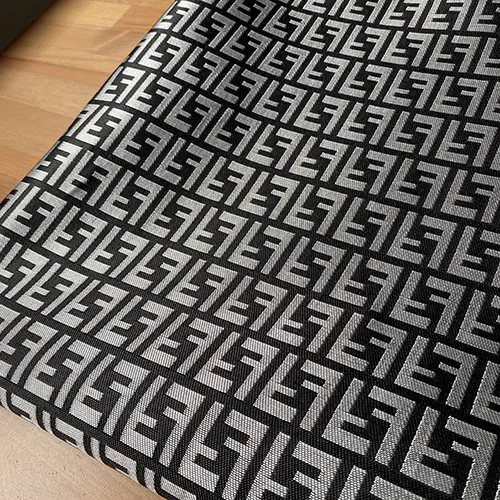 FJ06 Gray Jacquard Fabric