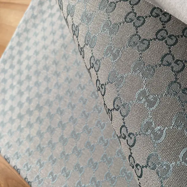GJ02 Green Jacquard Fabric