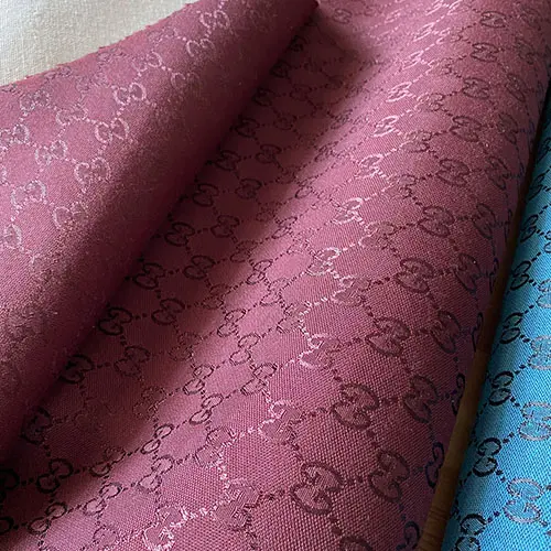 GJ20 Jacquard Fabric BURGUNDY