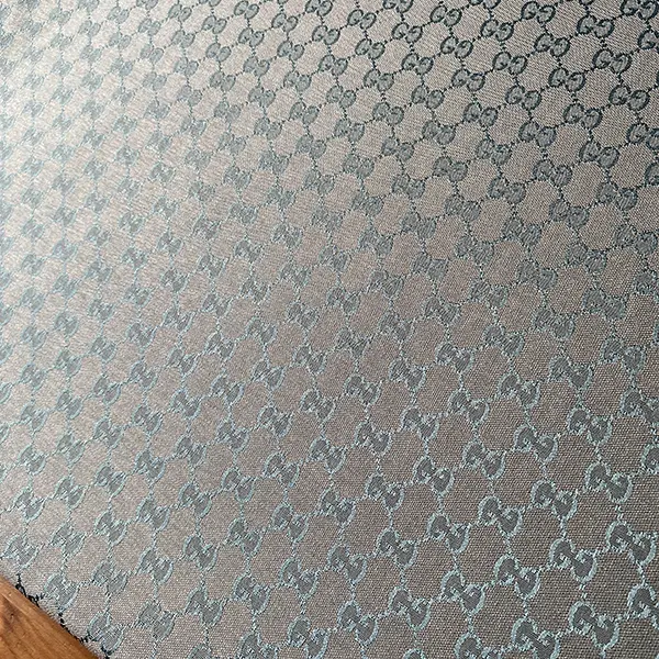GJ02 Green Jacquard Fabric