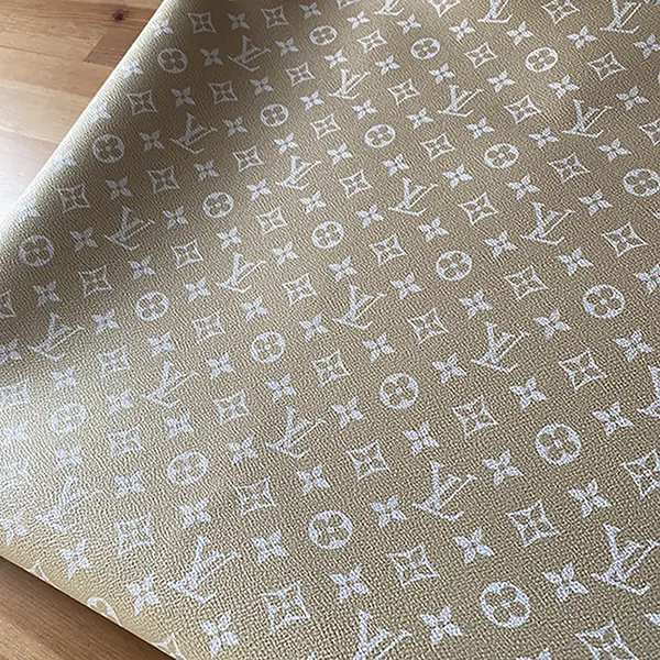 LL04 Ivory Leather Fabric