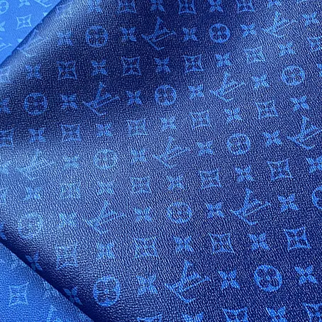 LL54 Artificial Leather Fabric By The Yard NAVY
