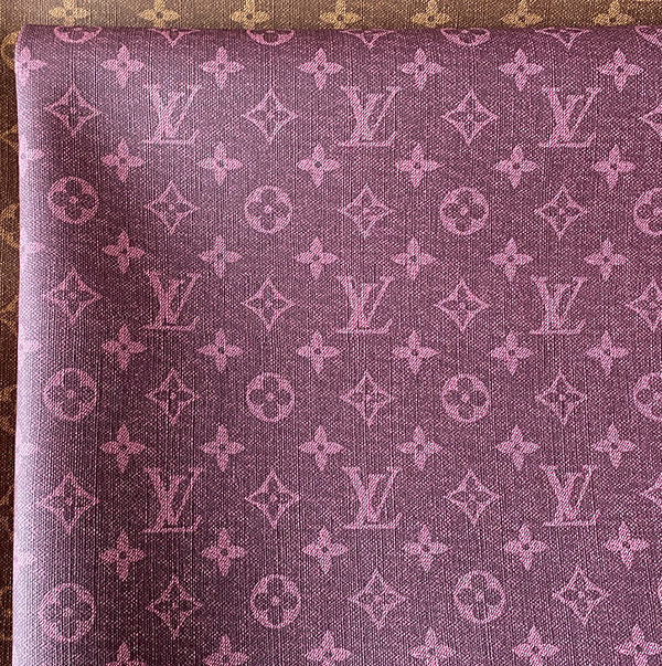 LL17 magenta purple leather fabric such as denim | fabric with denim pattern