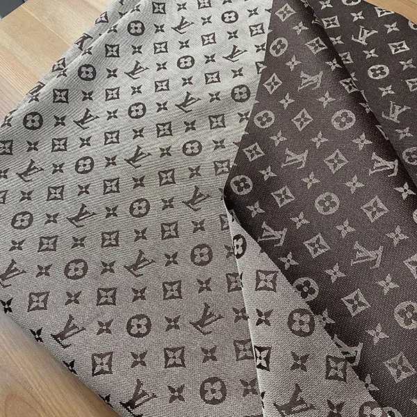 LJ01 Brown Jacquard Fabric