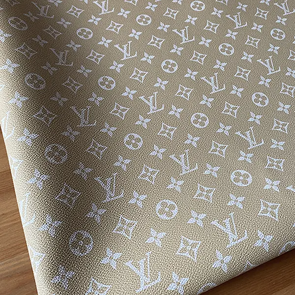 LL04 Ivory Leather Fabric