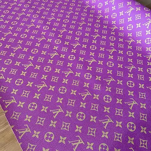 LL57 Fabric By The Yard PURPLE | LV Fabric For Sale