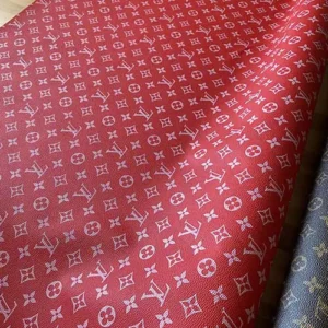 LL83 Leather Fabric By The Yard | fabric leather Red