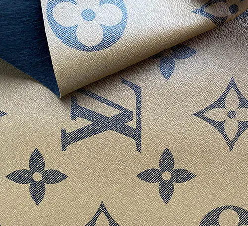 LL42 Light Brown Leather Fabric By The Yard