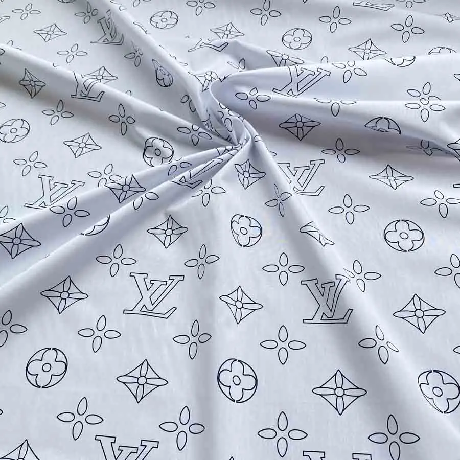 LC03 White Cotton Fabric