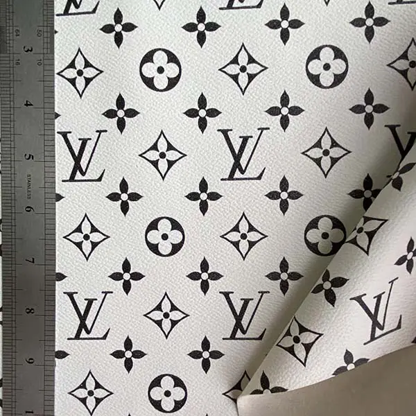 LL67 White Leather Fabric
