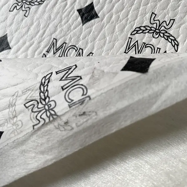 ML05 White Leather fabric