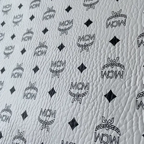 ML05 White Leather fabric