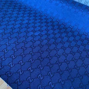 GJ13 Navy Jacquard Fabric For Sale By The Yard